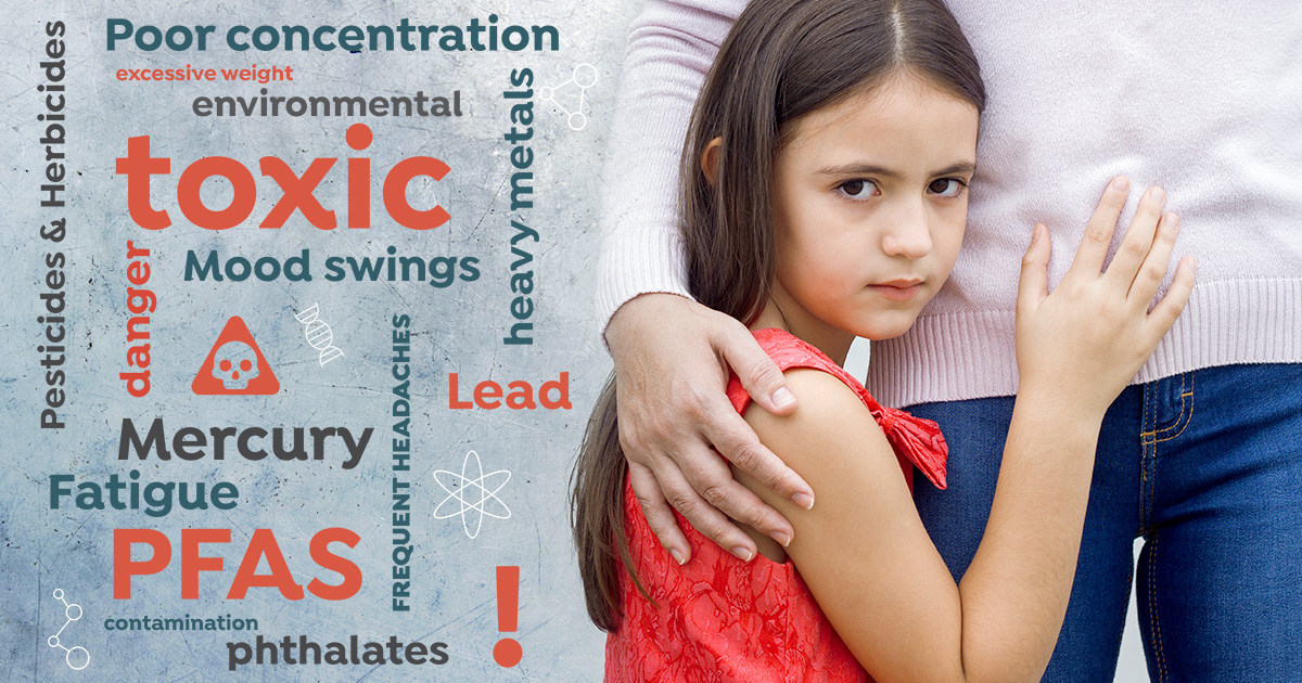 How Environmental Toxins Affect the Body Young girl concerned about environmental toxins.